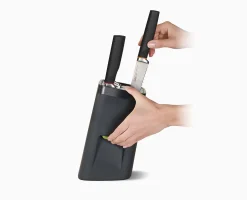 Outlet Bloc Couteaux de 6 Pièces avec Système de Verrou LockBlock™ en Couteaux Et Ciseaux