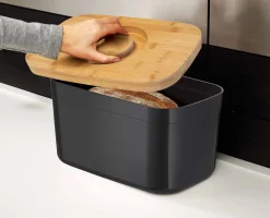 Discount Boîte à Pain avec Couvercle en Bambou Rangement & Conservation Alimentaire