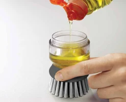 Online Brosse avec Réservoir Liquide Vaisselle Palm Scrub™ Brosses & Éponges