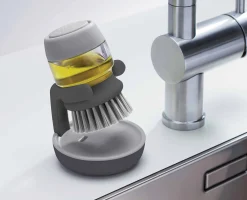 Online Brosse avec Réservoir Liquide Vaisselle Palm Scrub™ Brosses & Éponges
