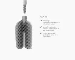 Discount Brosse de Toilette en Silicone he Flex 360™ Brosses Wc Et Portes-Papier Toilette