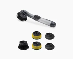 Clearance Brosse à Vaisselle avec Distributeur de Savon et 5 Rechanges SinkTech Brosses & Éponges|Sets Et Kits De Nettoyage Pour La Maison