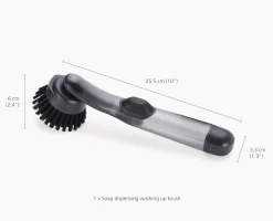 Clearance Brosse à Vaisselle avec Distributeur de Savon et 5 Rechanges SinkTech Brosses & Éponges|Sets Et Kits De Nettoyage Pour La Maison