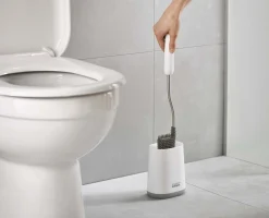 Sale Brosse WC Plate avec Support Blanc Flex™ Lite Brosses Wc Et Portes-Papier Toilette