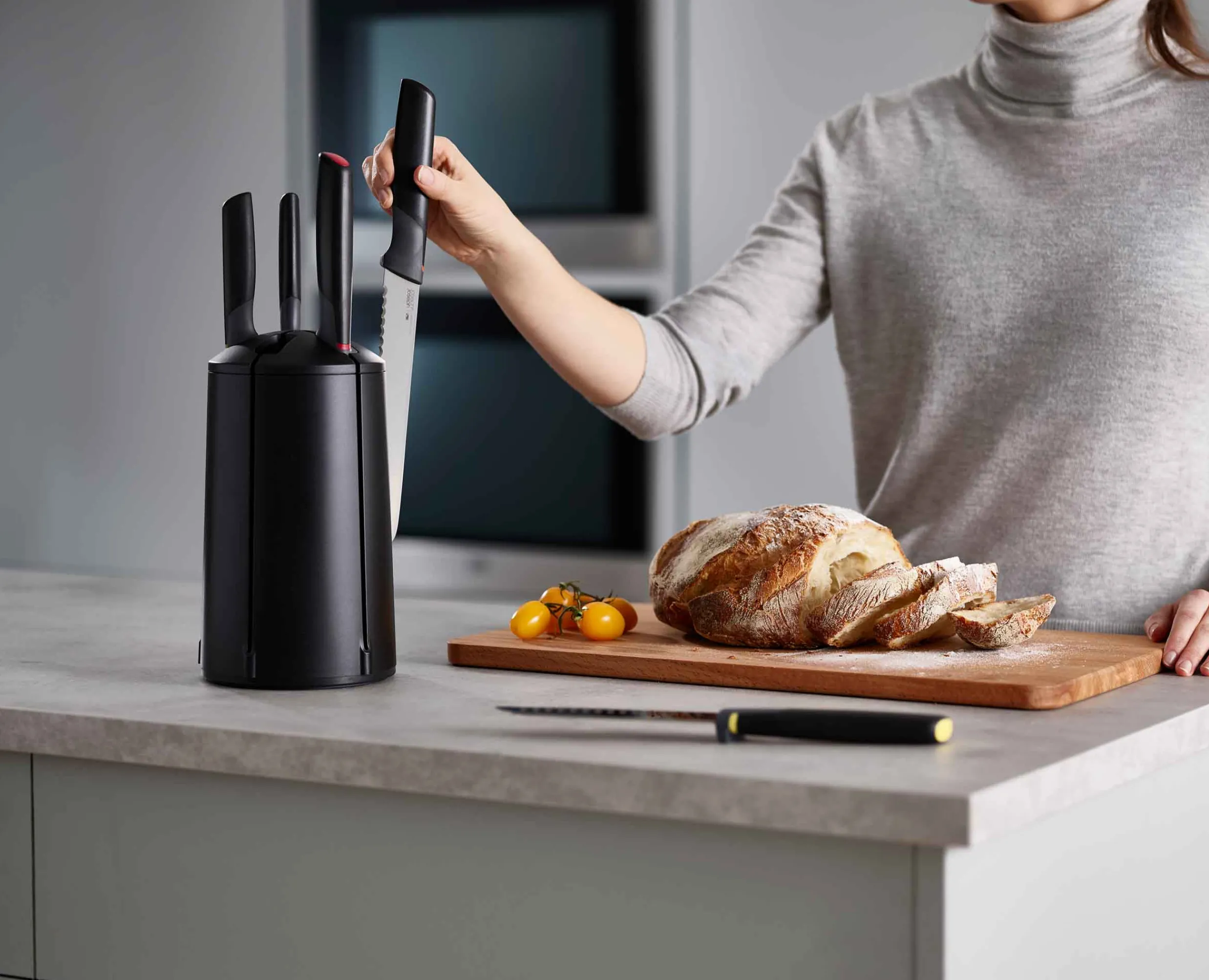 Discount Carrousel de 5 Couteaux de Cuisine s Elevate™ Couteaux Et Ciseaux