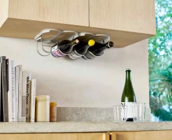 Sale Casier à Vin Sous Étagère En Acier Inoxydable Cradle™ Rangements Placards De Cuisine|Organisation Plans De Travail