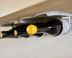 Sale Casier à Vin Sous Étagère En Acier Inoxydable Cradle™ Rangements Placards De Cuisine|Organisation Plans De Travail