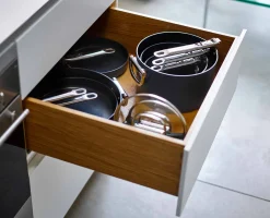Discount Casserole Space antiadhésive en céramique 15 cm e avec poignée pliante et couvercle Poêles Et Casseroles