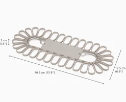 Clearance Cintre de séchage écru à accroche rapide Petal™, 32 pièces Étendoirs À Linge|Accessoires Pratiques Pour Buanderie
