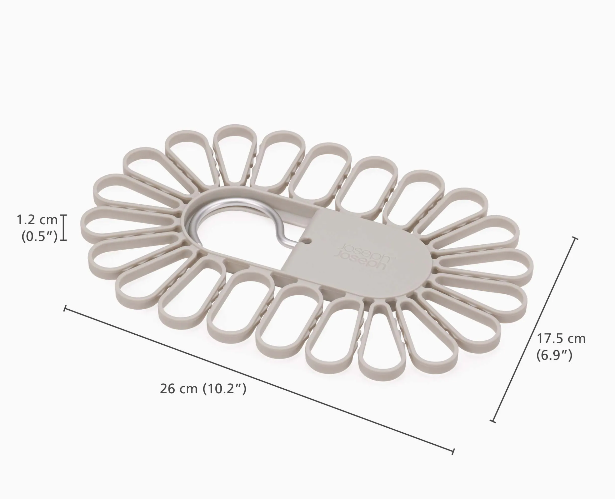 Online Cintre de séchage écru à accroche rapide Petal™, 22 pièces Accessoires Pratiques Pour Buanderie|Étendoirs À Linge
