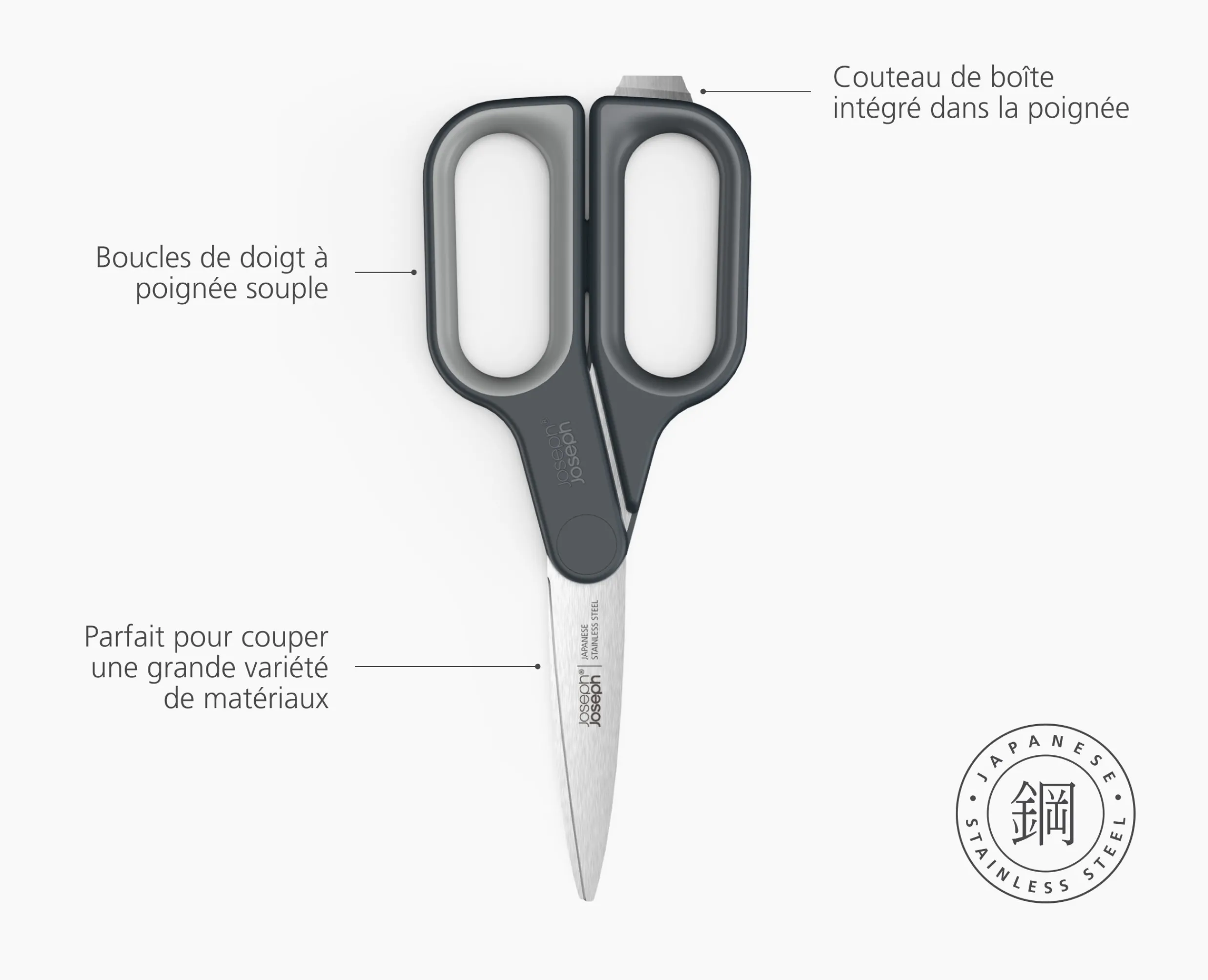 Hot Ciseaux Polyvalents avec Coupe Carton PlusCut™ Couteaux Et Ciseaux