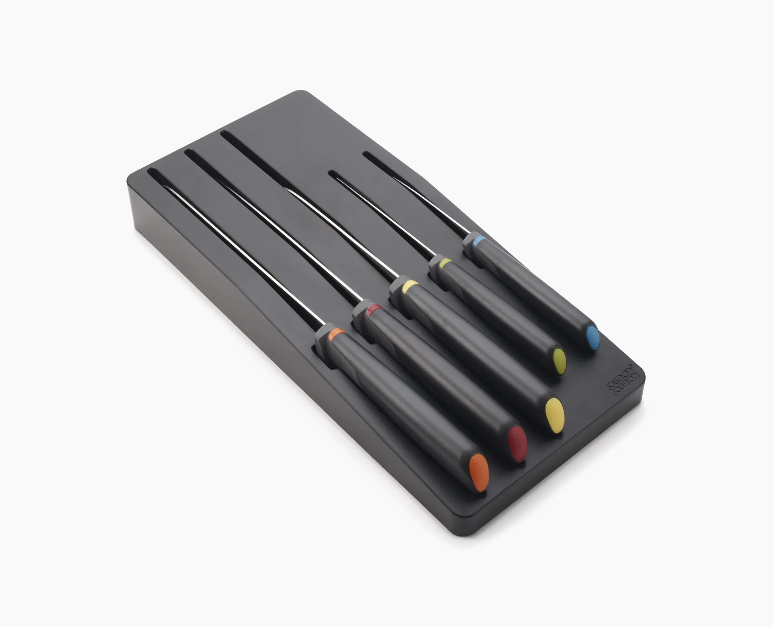 Ensemble de 5 Couteaux de Cuisine Elevate™ avec Rangement de Tiroir Couteaux Et Ciseaux