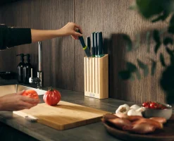 Discount Ensemble de 5 Couteaux de Cuisine Elevate™ avec Bloc en Couteaux Et Ciseaux