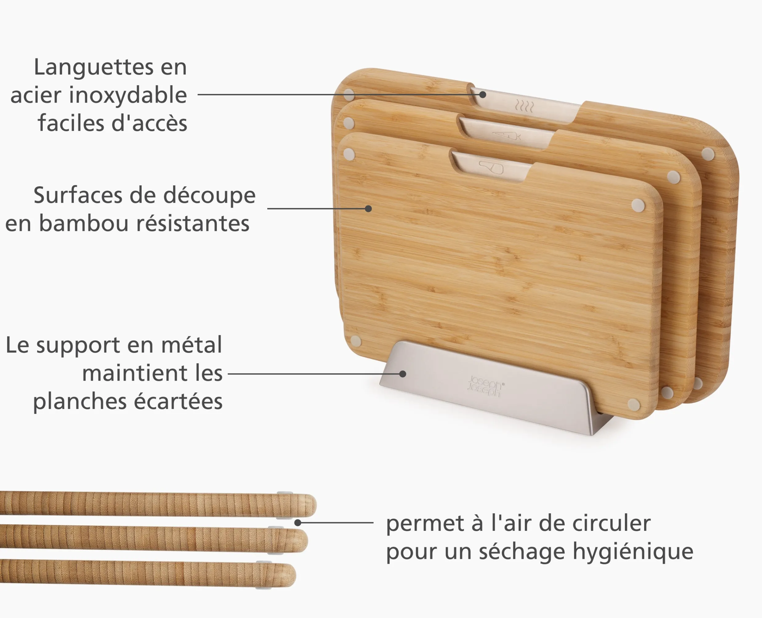 Ensemble de 3 planches à découper en Nest™ Boards Planches À Découper
