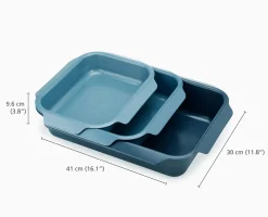 Ensemble de 3 plats à rôtir s Nest™ Oven Plats & Plaques De Cuisson À Four|Batterie De Cuisine