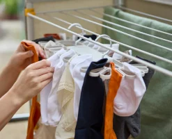 Sale Ensemble séchoir à linge AirFrame™ 21 m en deux parties et cintre de séchage Petal™ 32 positions Étendoirs À Linge|Sets Innovants Pour Buanderie