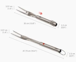 Sale Fourchette à Barbecue Rétractable en Inox GrillOut™ Accessoires & Ustensiles De Barbecue