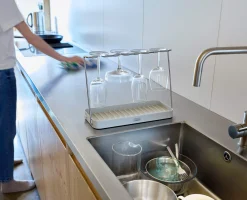 Best Égouttoir Pliable Pour Verres à Vin Drysmart™ Égouttoirs À Vaisselle