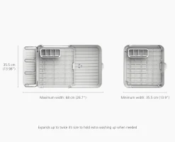 New Égouttoir à Vaisselle et à Verres à Vin Extend™ Steel Plus Égouttoirs À Vaisselle