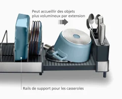 Discount Égouttoir à vaisselle extensible en Extend™ Max Égouttoirs À Vaisselle