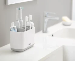 Hot Grand Porte Brosses à Dents Gris EasyStore™ Porte-Brosses À Dents