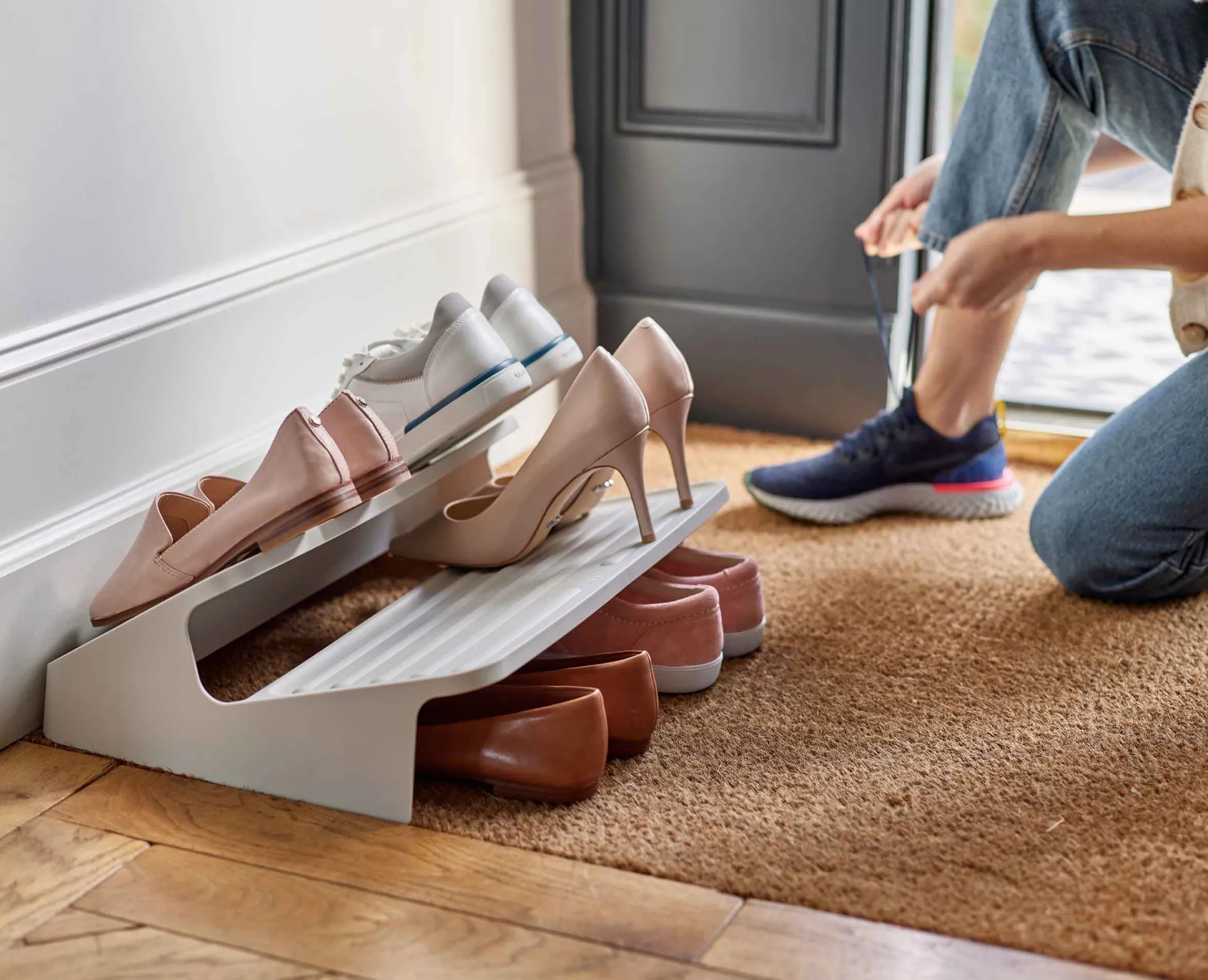 Discount Grand Range-Chaussures Gain de Place Shoe-In™ Organisateurs De Vêtements|Rangements À Chaussures