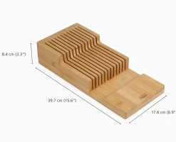 Discount Grand Range-couteaux à Deux niveaux en DrawerStore™ Rangements Tiroirs De Cuisine