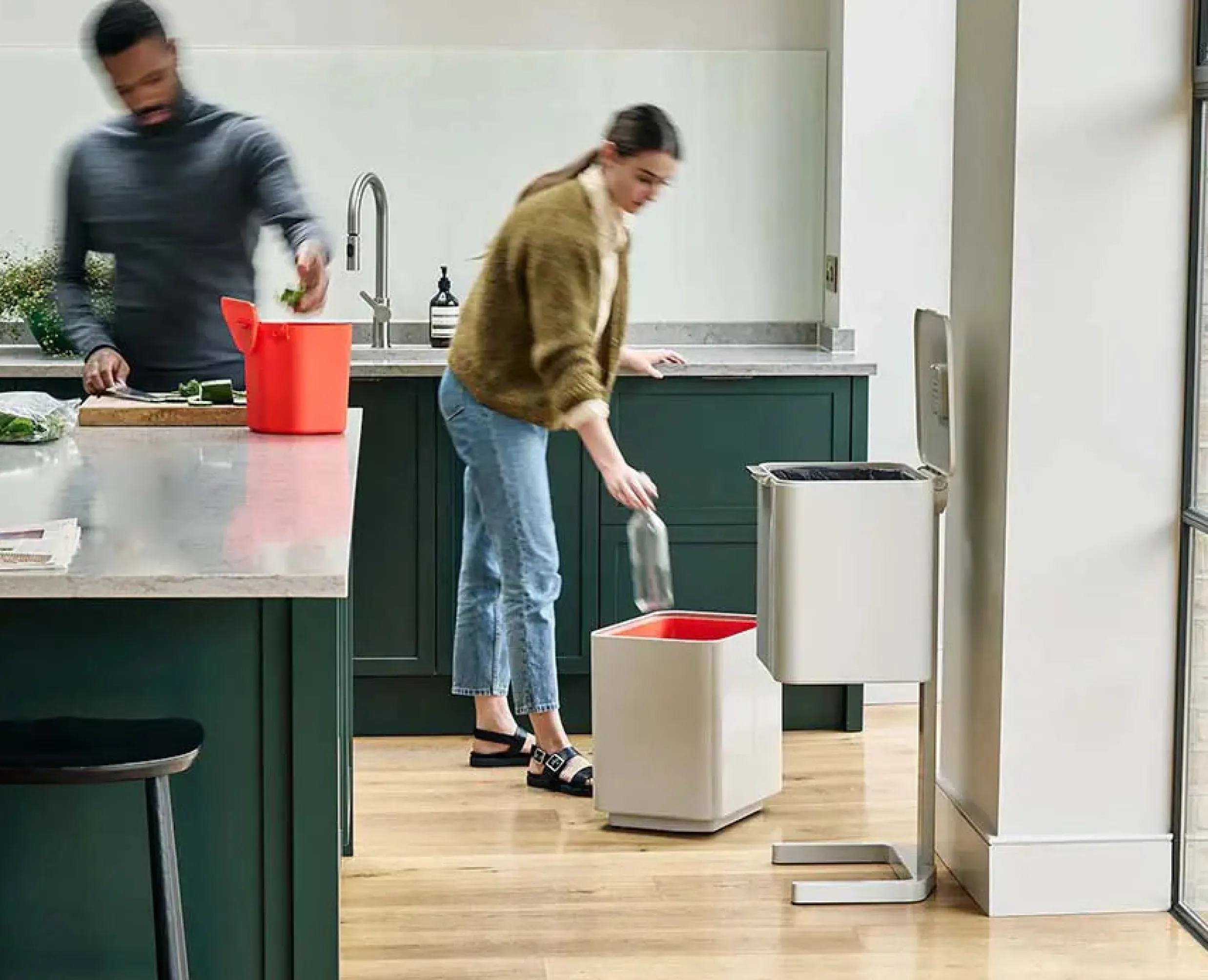 Outlet Kit de démarrage poubelle de tri sélectif Totem Max 60L Sets De Poubelles, Sacs Et Filtres|Poubelles De Tri Sélectif