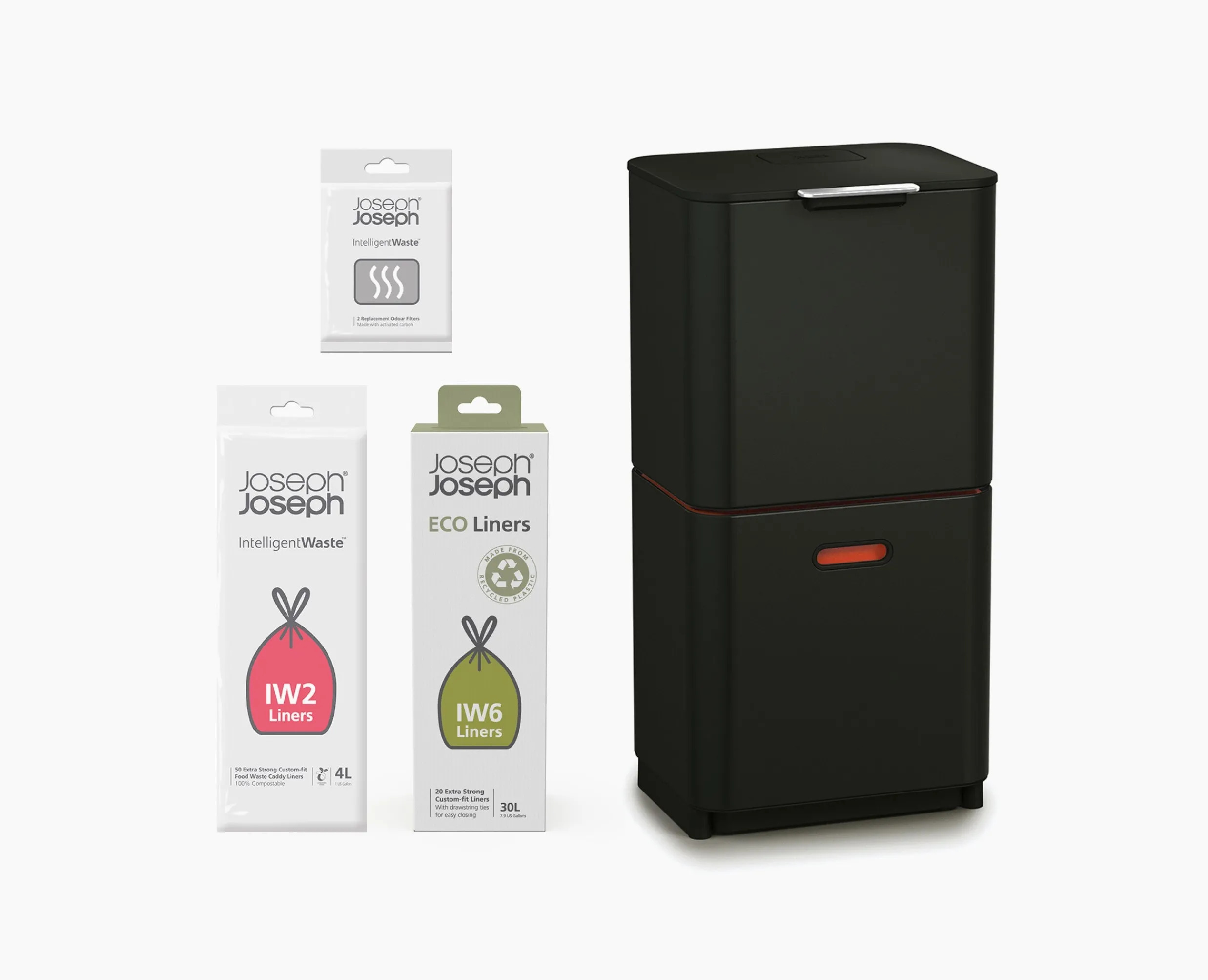 Kit de démarrage poubelle de tri sélectif e Totem Max 60L Sets De Poubelles, Sacs Et Filtres|Poubelles De Tri Sélectif
