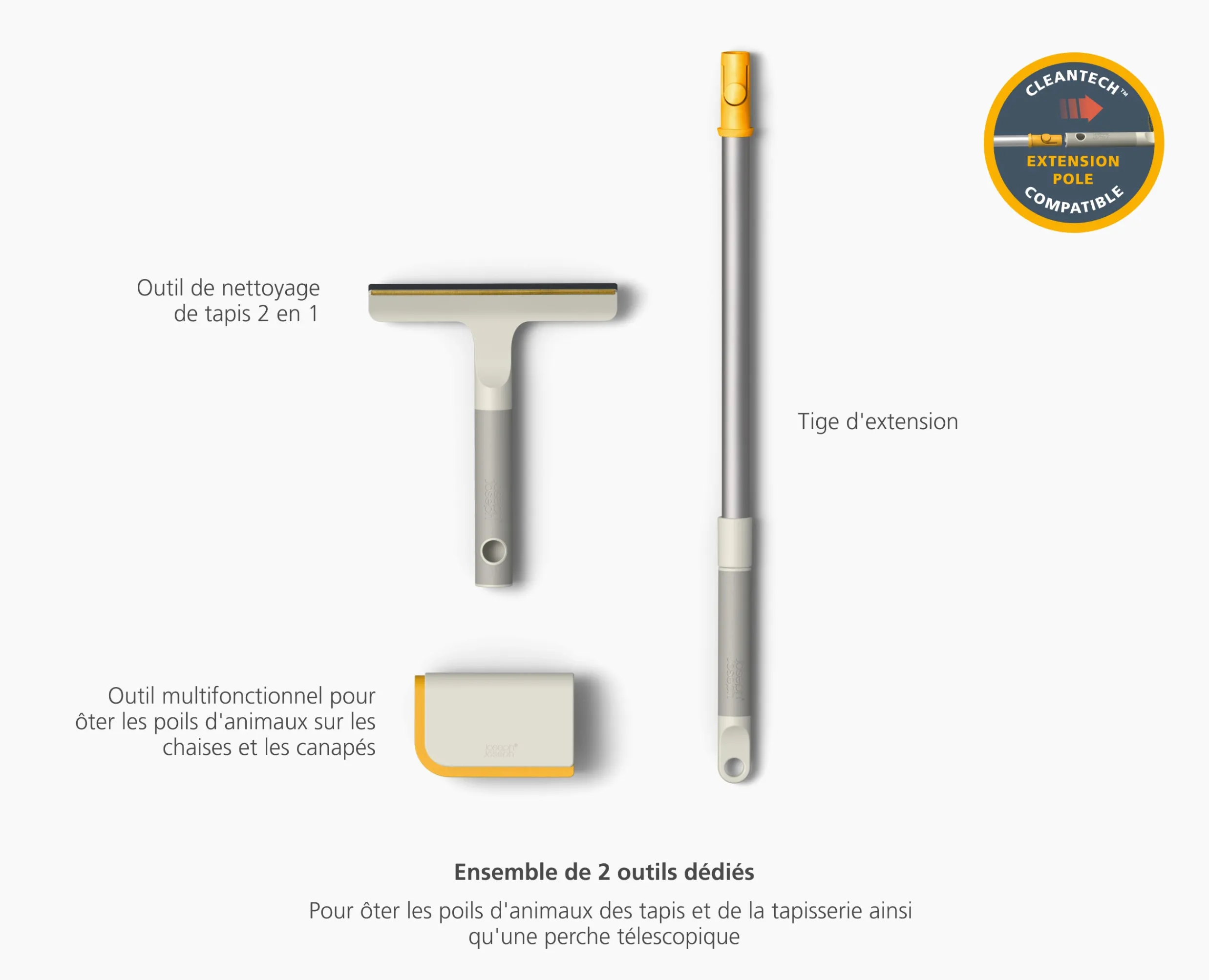 Online Kit d'Outils pour Enlever les Poils d'Animaux CleanTech™ Accessoires & Outils Pour Ménage Maison