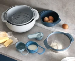 Lot de 9 Bols Nest™ 9 Plus, Rouleau à Pâtisserie PrecisionPin™ & Fouet Twist™ en Matériel & Ustensiles De Pâtisserie|Bols Mélangeurs