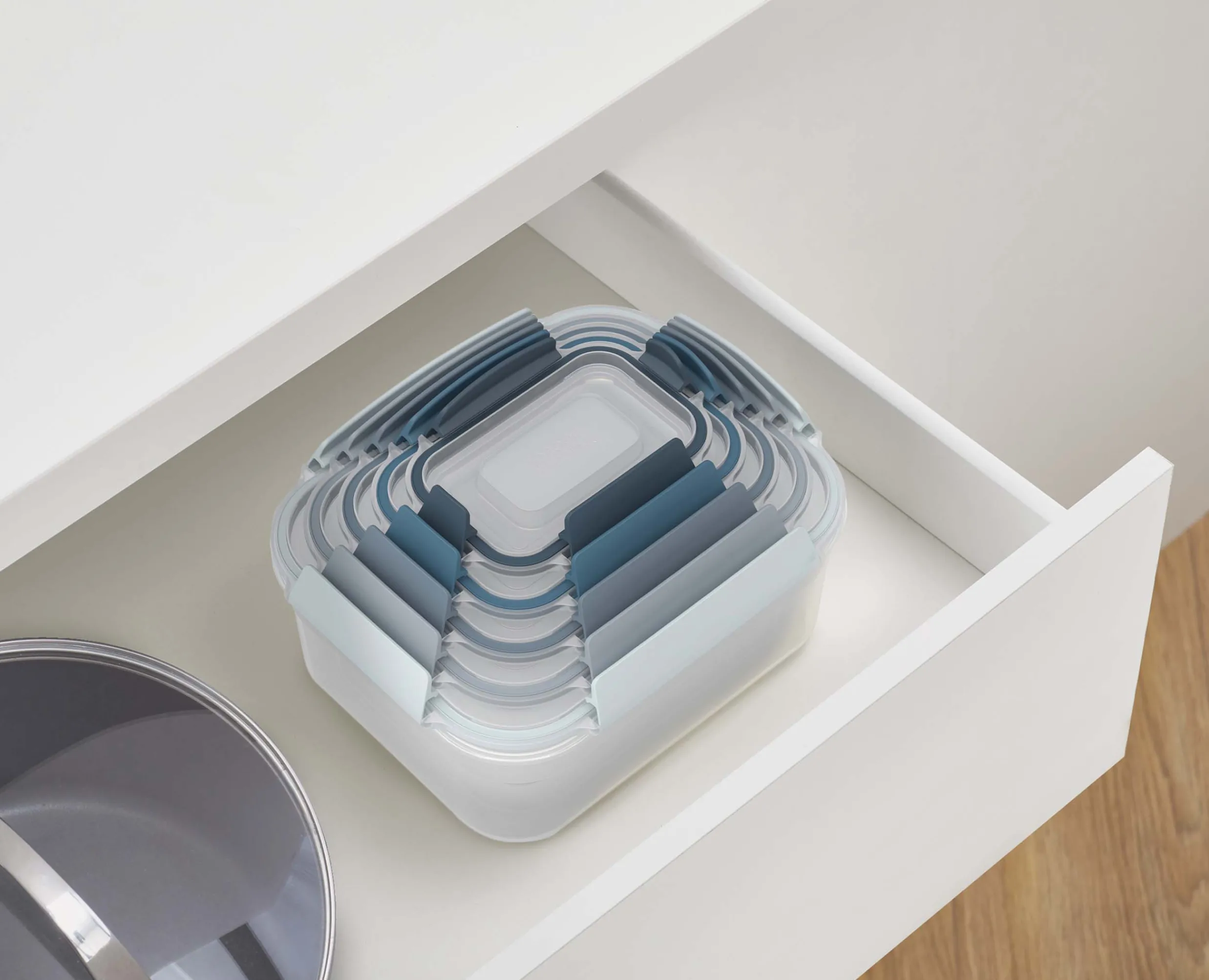 Outlet Lot de 5 Boîtes de Conservation Compactes Plastique en Nest™ - Éditions Lunch Box|Rangement & Conservation Alimentaire