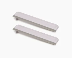 Clearance Lot de 2 Raclettes de Douche Grises Claires EasyStore™ Accessoires De Douche|Sets D'Accessoires De Salle De Bain