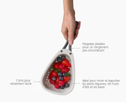 Mini Égouttoir avec Poignées Pliantes Droplet™ Passoires Et Essoreuses