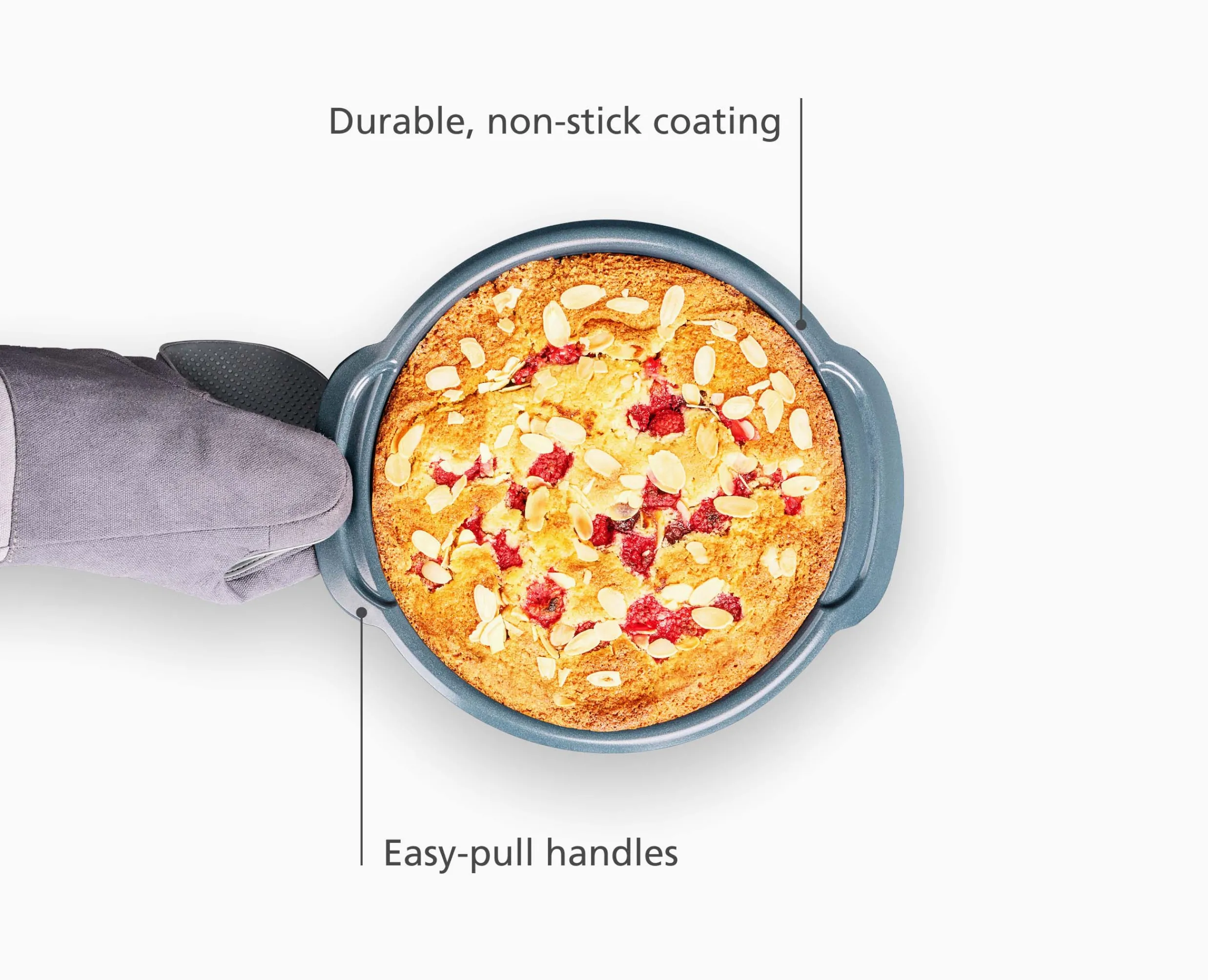 Hot Moule à gâteau rond antiadhésif bleu Nest™ Bake, 23 cm Plats & Plaques De Cuisson À Four|Matériel & Ustensiles De Pâtisserie