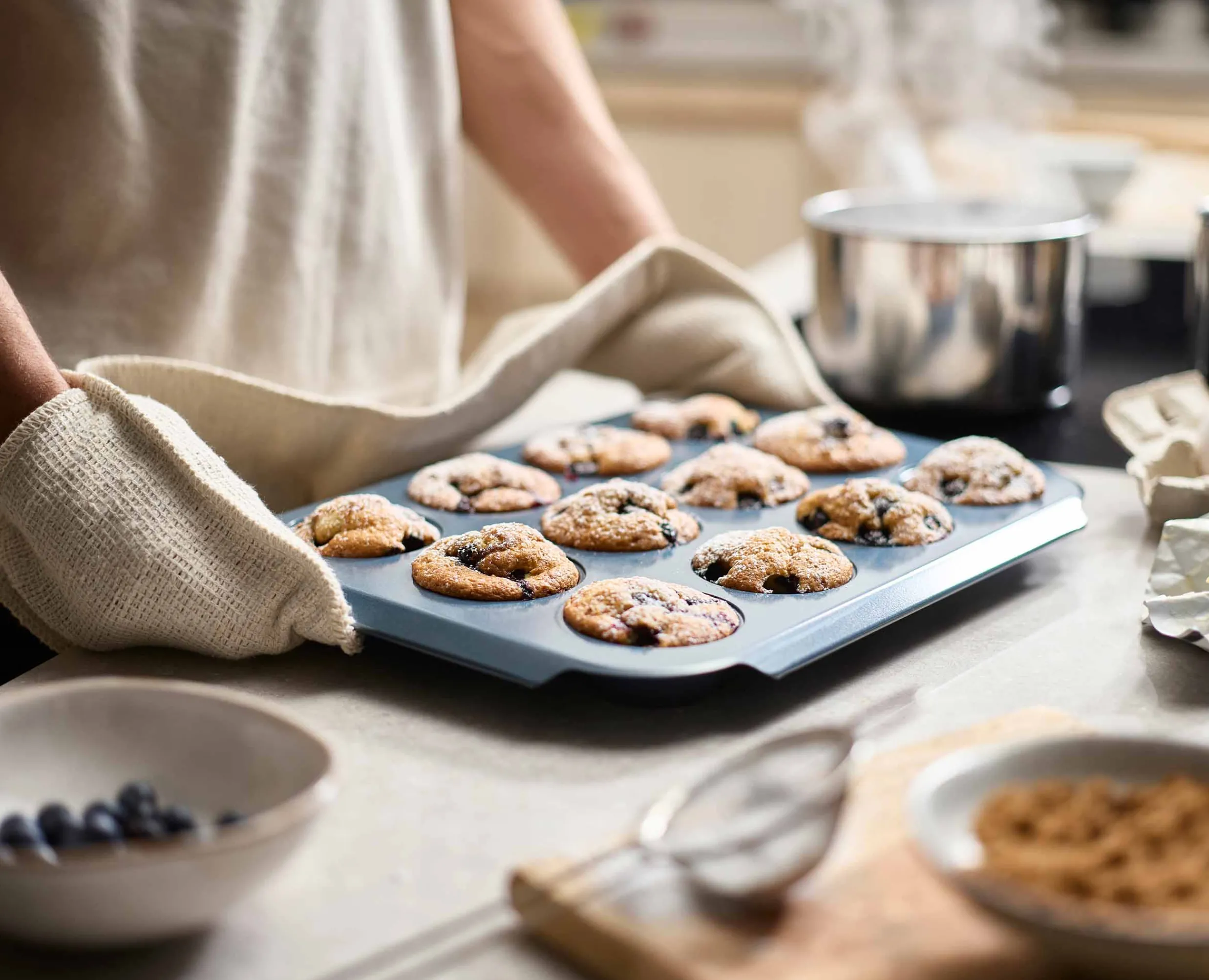 Discount Moule à muffins antiadhésif Nest™ Bake, pour 12 muffins Plats & Plaques De Cuisson À Four|Matériel & Ustensiles De Pâtisserie