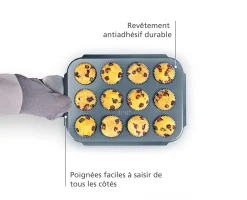 Discount Moule à muffins antiadhésif Nest™ Bake, pour 12 muffins Plats & Plaques De Cuisson À Four|Matériel & Ustensiles De Pâtisserie