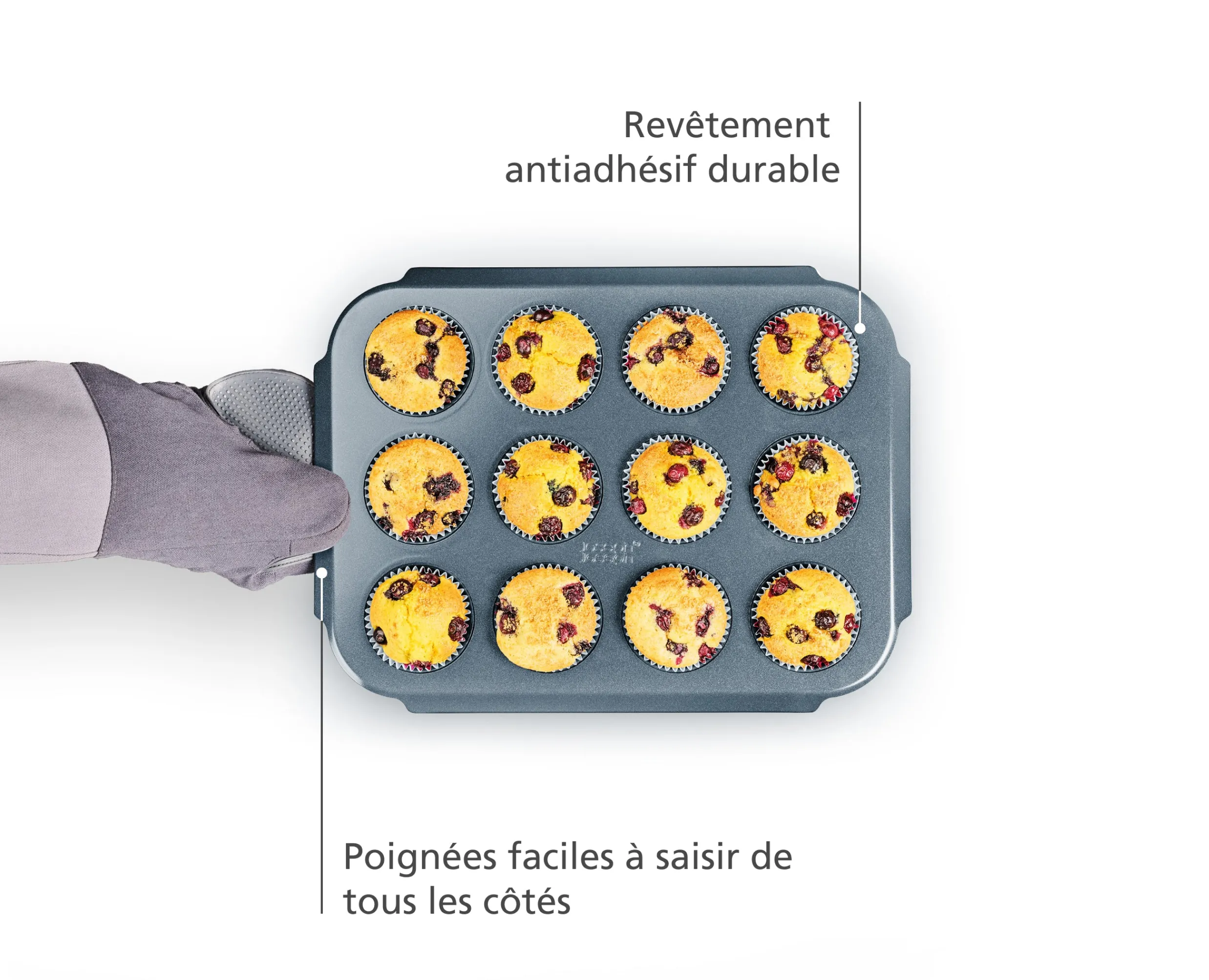 Discount Moule à muffins antiadhésif Nest™ Bake, pour 12 muffins Plats & Plaques De Cuisson À Four|Matériel & Ustensiles De Pâtisserie