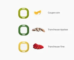 New Multi-Prep Mini Set de préparation culinaire 3 en 1 Gadgets Et Ustensiles