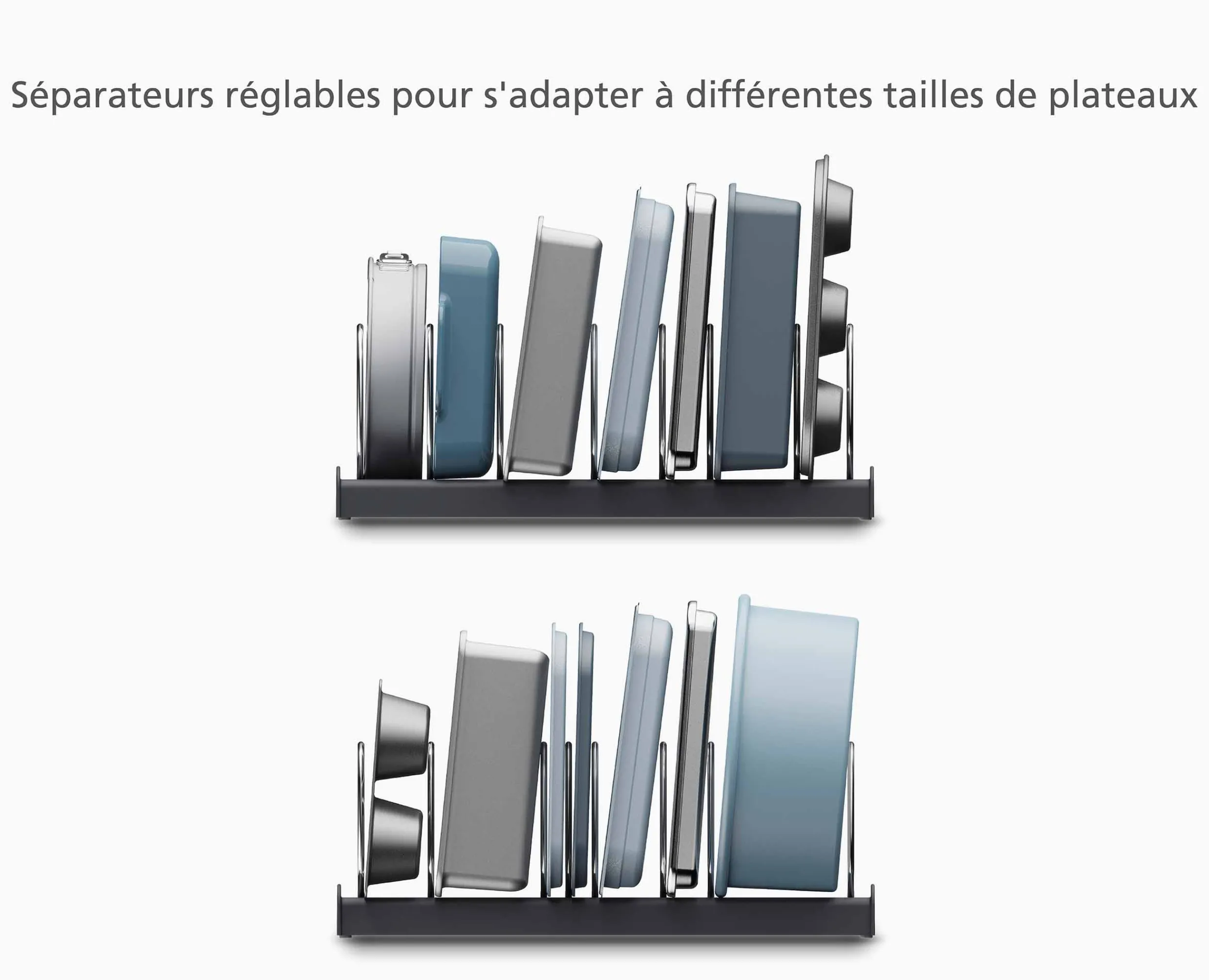 Organisateur de Moules en DrawerStore™ Rangements Tiroirs De Cuisine
