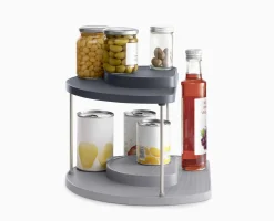 Discount Organisateur Rotatif à 2 Niveaux pour Placard de Cuisine CupboardStore™ Rangements Placards De Cuisine