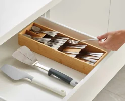 Clearance Organiseur de Couverts Compact en DrawerStore™ Rangements Tiroirs De Cuisine