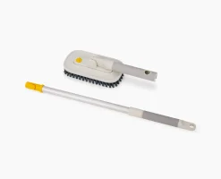 Outil de Nettoyage de Carrelage 2-en-1 avec Manche Télescopique CleanTech™ Accessoires & Outils Pour Ménage Maison|Sets Et Kits De Nettoyage Pour La Maison