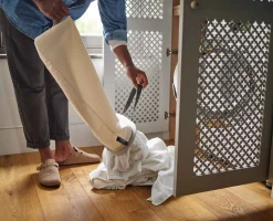 Discount Panier à Linge 3 Compartiments 90L Tota Trio Paniers À Linge