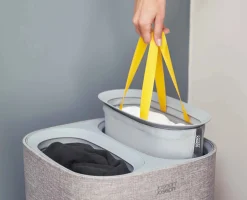 Online Panier à Linge Deux Compartiments 60L Tota Paniers À Linge