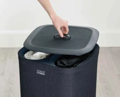 Outlet Panier à Linge Deux Compartiments 60L Tota Paniers À Linge