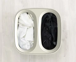 Sale Panier Linge Double Compartiment 60L Tota Paniers À Linge