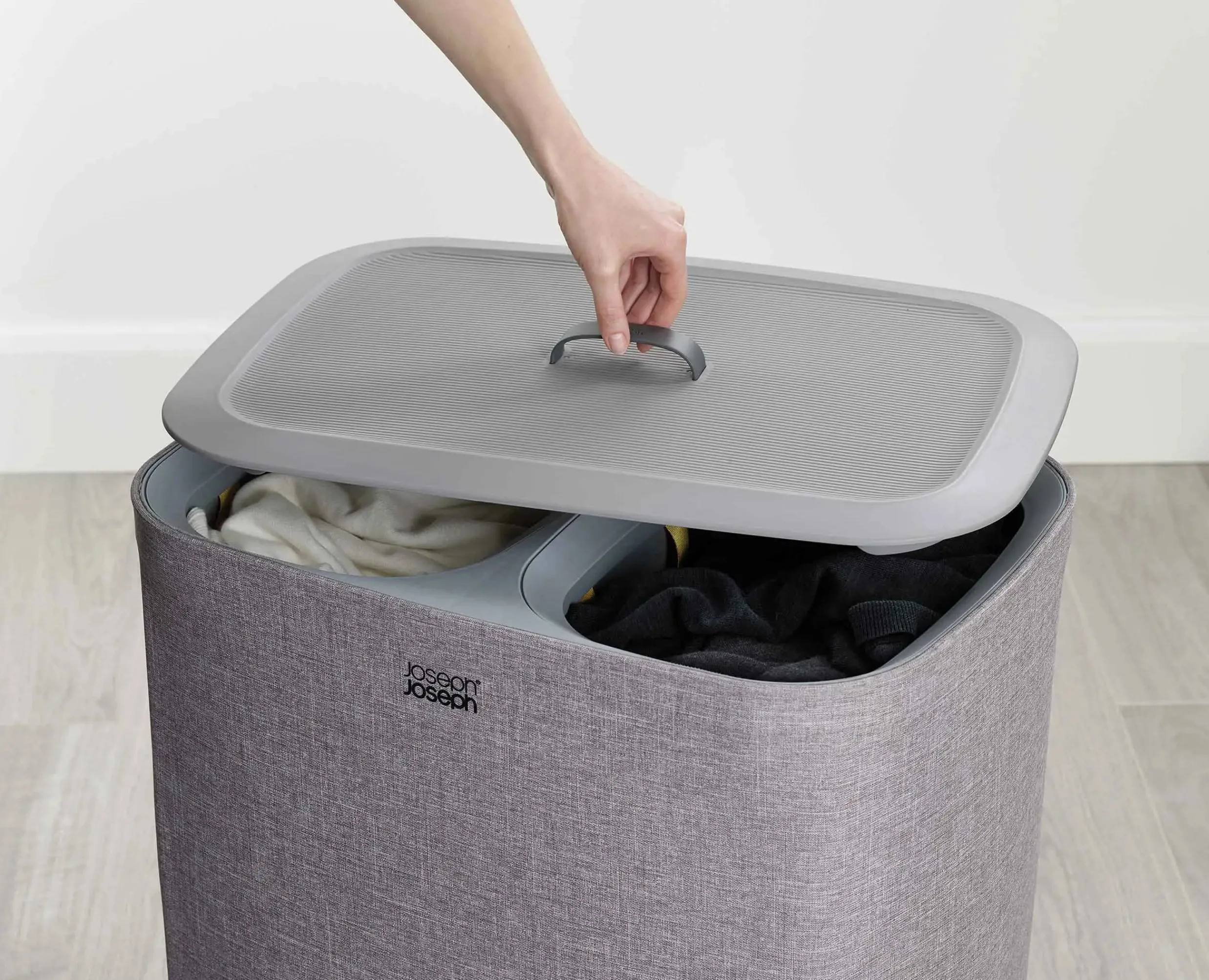 Clearance Panier à Linge Double 90L Tota Paniers À Linge