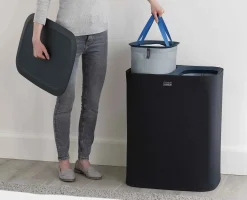 Online Panier à Linge Double 90L Tota Paniers À Linge