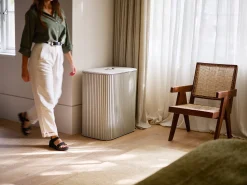 Sale Panier à Linge Triple Luxe Bambou 90L Tota Trio Luxe Paniers À Linge